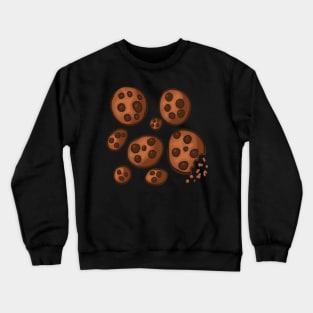 A Bunch of Cookies One Eaten Crewneck Sweatshirt